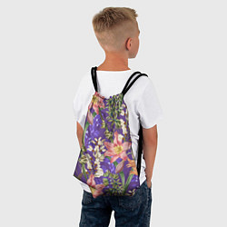 Рюкзак-мешок Яркий Цветочный Сад, цвет: 3D-принт — фото 2