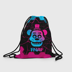 Рюкзак-мешок FNAF мишка - neon gradient, цвет: 3D-принт