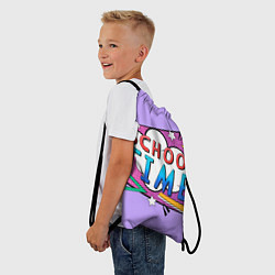 Рюкзак-мешок School time, цвет: 3D-принт — фото 2