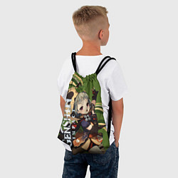 Рюкзак-мешок Саю-девочка с хвостиком, цвет: 3D-принт — фото 2