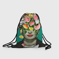 Рюкзак-мешок Фрида Кало - Арт Портрет, цвет: 3D-принт