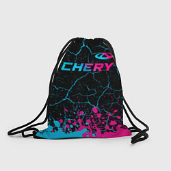 Мешок для обуви Chery - neon gradient: символ сверху