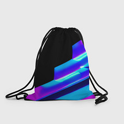 Рюкзак-мешок Яркие неоновые линии, цвет: 3D-принт