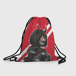 Рюкзак-мешок Девушка - Аниме с рожками, цвет: 3D-принт