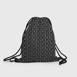 Рюкзак-мешок Милые Чёрные Мордочки Котов, цвет: 3D-принт