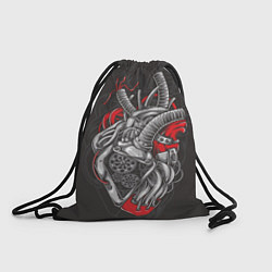 Рюкзак-мешок Механическое сердце стимпанк, цвет: 3D-принт