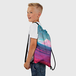 Рюкзак-мешок Завораживающий ландшафт, цвет: 3D-принт — фото 2