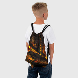 Рюкзак-мешок Берсерк Гатс В Огне, цвет: 3D-принт — фото 2