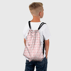Рюкзак-мешок UXUI red, цвет: 3D-принт — фото 2