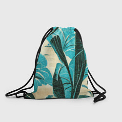 Рюкзак-мешок Винтажный папоротник, цвет: 3D-принт