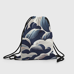 Рюкзак-мешок Узоры из облаков, цвет: 3D-принт
