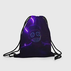 Рюкзак-мешок Неоновый анонимус во тьме, цвет: 3D-принт