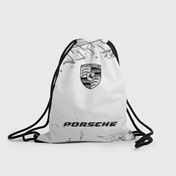 Рюкзак-мешок Porsche speed шины на светлом: символ, надпись, цвет: 3D-принт