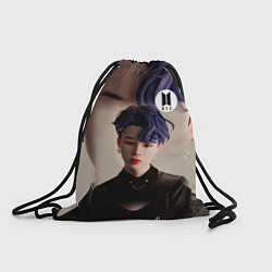 Рюкзак-мешок BTS BLACK SWAN ART, цвет: 3D-принт