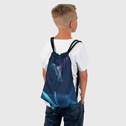 Рюкзак-мешок Колибри в полете, цвет: 3D-принт — фото 2