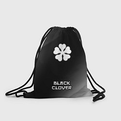 Мешок для обуви Black Clover японский шрифт: символ, надпись