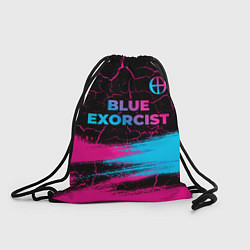 Мешок для обуви Blue Exorcist - neon gradient: символ сверху