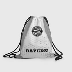 Рюкзак-мешок Bayern sport на светлом фоне: символ, надпись, цвет: 3D-принт