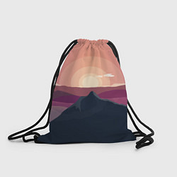 Рюкзак-мешок Горы восход солнца Mountain landscape, цвет: 3D-принт