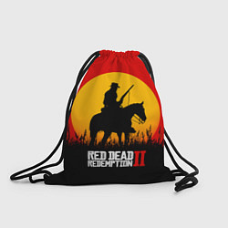 Рюкзак-мешок Red Dead Redemption 2 - закат, цвет: 3D-принт