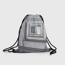 Рюкзак-мешок Абстрактная спираль из блоков, цвет: 3D-принт