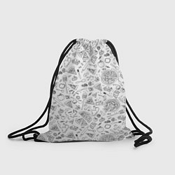 Рюкзак-мешок КУЛИНАРНЫЙ УЗОР, цвет: 3D-принт