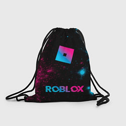 Мешок для обуви Roblox - neon gradient: символ, надпись