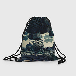 Рюкзак-мешок Трехмерный готический фрактал, цвет: 3D-принт