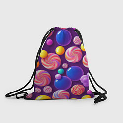 Рюкзак-мешок Сладости для радости, цвет: 3D-принт