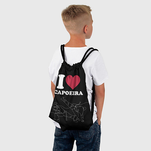 Мешок для обуви I love Capoeira Battle line / 3D-принт – фото 4
