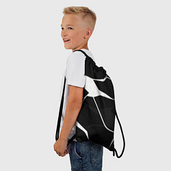 Рюкзак-мешок Черно-белая классика, цвет: 3D-принт — фото 2