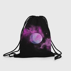 Рюкзак-мешок Космическая Луна в дыму, цвет: 3D-принт