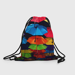 Мешок для обуви Разноцветные зонтики - композиция