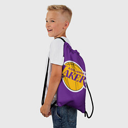 Рюкзак-мешок LA Lakers NBA, цвет: 3D-принт — фото 2