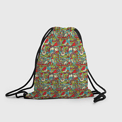 Рюкзак-мешок Монстрики, животные и пришельцы, цвет: 3D-принт