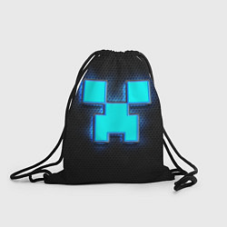 Рюкзак-мешок Minecraft Creeper - neon, цвет: 3D-принт