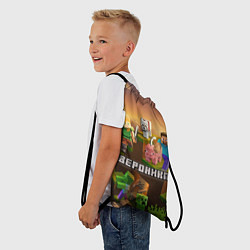 Рюкзак-мешок Вероника Minecraft, цвет: 3D-принт — фото 2