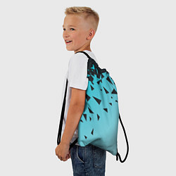 Рюкзак-мешок Осколки Абстракции, цвет: 3D-принт — фото 2