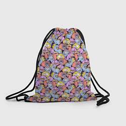 Рюкзак-мешок Монстры и пришельцы, цвет: 3D-принт