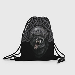 Рюкзак-мешок Щит Велеса с медведем, цвет: 3D-принт