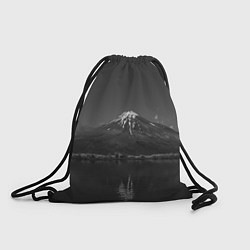 Рюкзак-мешок Тёмные горы и озеро, цвет: 3D-принт