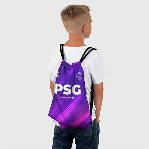 Мешок для обуви PSG legendary sport grunge / 3D-принт – фото 4