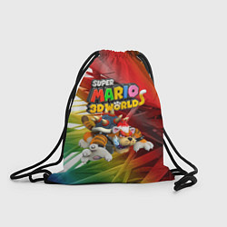 Рюкзак-мешок Tiger-Bowser - Super Mario 3D World, цвет: 3D-принт