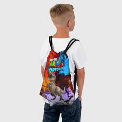 Рюкзак-мешок Super Mario Odyssey - Dinosaur - Nintendo, цвет: 3D-принт — фото 2