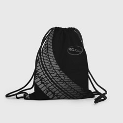 Рюкзак-мешок Jaguar tire tracks, цвет: 3D-принт