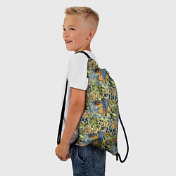 Рюкзак-мешок Серфинг и волны, цвет: 3D-принт — фото 2