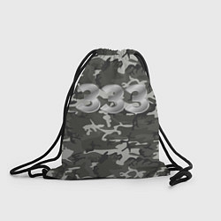 Рюкзак-мешок Камуфляж 333, цвет: 3D-принт
