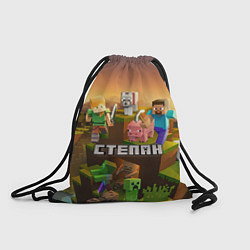 Рюкзак-мешок Степан Minecraft, цвет: 3D-принт