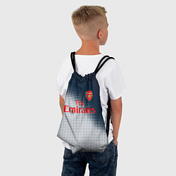 Рюкзак-мешок Arsenal logo абстракция, цвет: 3D-принт — фото 2