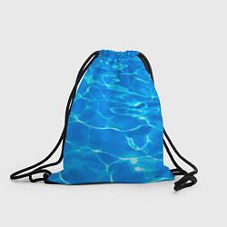 Рюкзак-мешок Абстрактные волны бассейна - текстура, цвет: 3D-принт